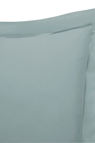 Taie d'oreiller en satin de coton 120 fils/cm² Prestige - Céladon 