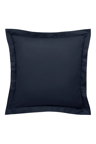 Taie d'oreiller en satin de coton 120 fils/cm² Prestige - Bleu nuit