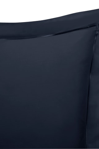 Taie d'oreiller en satin de coton 120 fils/cm² Prestige - Bleu nuit