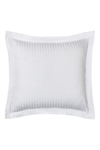 Taie d'oreiller en satin de coton 120 fils/cm² Prestige - Blanc