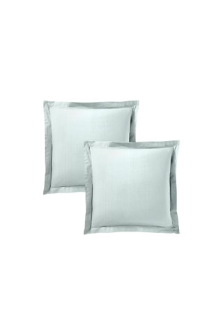 Taie d'oreiller en coton 57 fils/cm² - Menthe