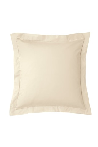 Taie d'oreiller en percale de coton 80 fils/cm² Julian - Ivoire