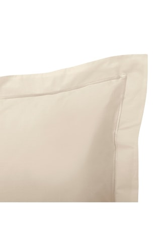 Taie d'oreiller en percale de coton 80 fils/cm² Julian - Ivoire