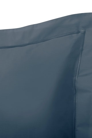 Taie d'oreiller en percale de coton 80 fils/cm² Julian - Bleu