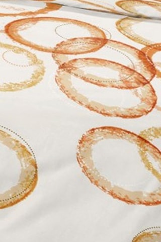 Parure de couette Circle - Orange