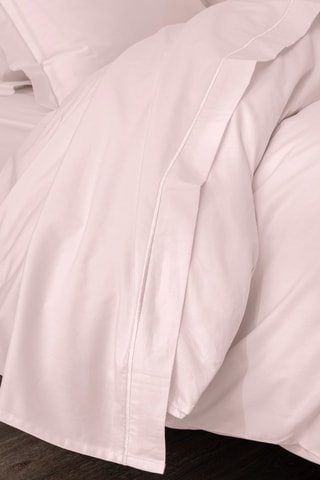 Drap plat en coton 80 fils/cm² Julian - Rose