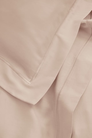 Drap plat en satin de coton 120 fils/cm² Prestige - Rose clair