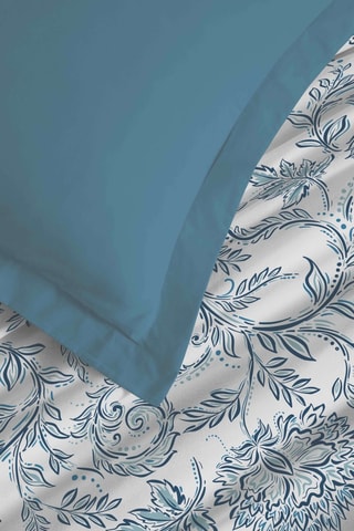 Parure de couette réversible en coton 57 fils/cm² Diana - Rose