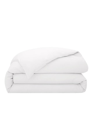 Housse de couette en satin de coton 120 fils/cm² Prestige - Blanc