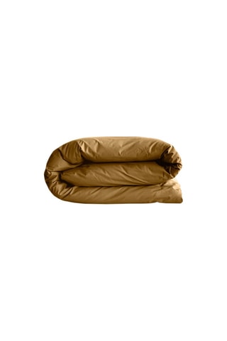 Housse de couette en coton 57 fils/cm² - Caramel