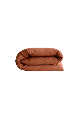 Housse de couette en coton 57 fils/cm² - Paprika