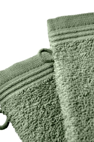 2 gants de toilette Spa - Vert