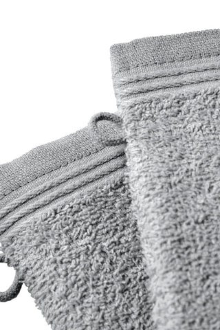 2 gants de toilette Spa - Gris