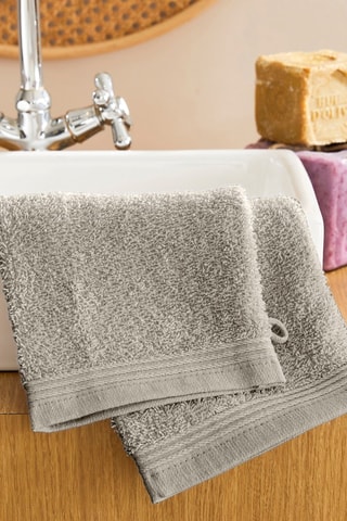 2 gants de toilette Spa - Beige