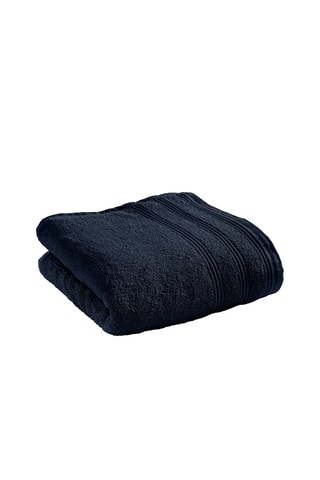 Serviette de toilette - Bleu marine - 50 x 100 cm