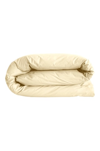Housse de couette en coton 57 fils/cm² - Vanille