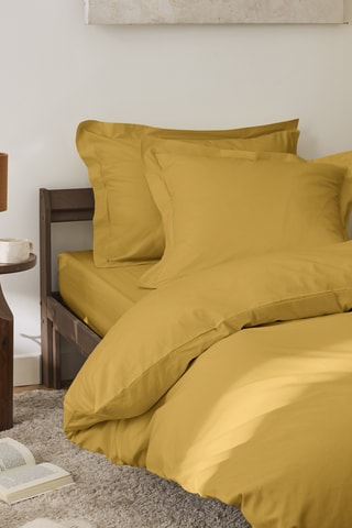Drap plat en percale de coton 80 fils/cm² - Mangue