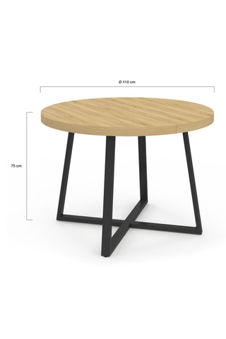 Table à manger Sana - 110 x 110 x 75 cm