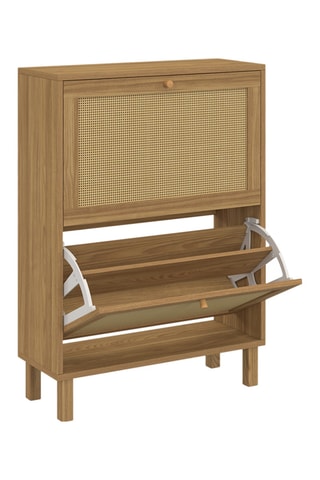 Meuble à chaussures Erin 2 abattants - 60 x 23,5 x 83,5 cm