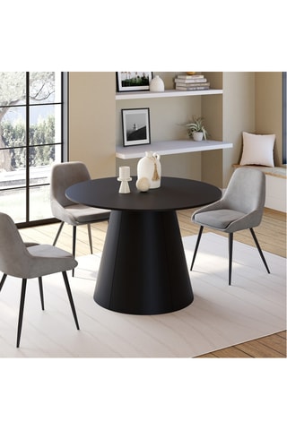 Table à manger ronde extensible Elvis - 110/150 x 75 x 110 cm