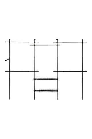 Penderie télescopique - 305 x 35 x 278 cm