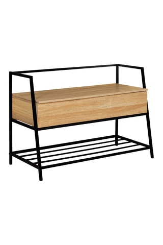 Banquette coffre 2-en-1 Timéo - 90 x 60 x 39 cm