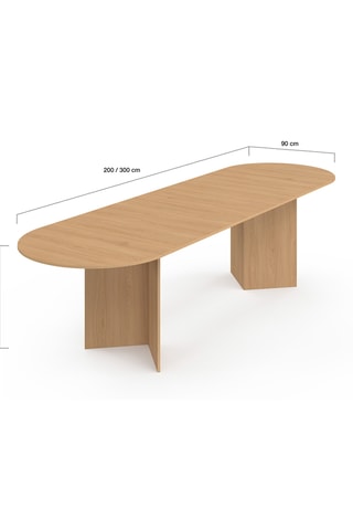 Table extensible Gabin - 200/300 x 75 x 90 cm