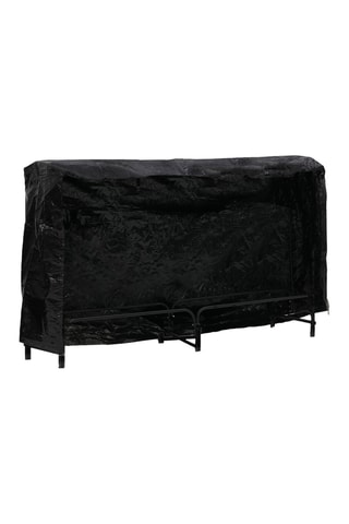 Serre bûches sur pieds grande capacité avec housse
