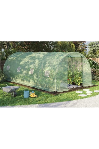 Serre tunnel de jardin - 18 m²