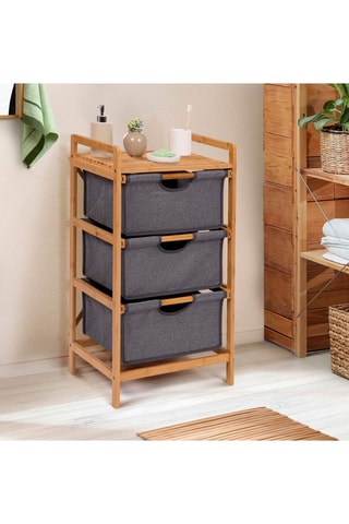 Meuble de rangement 3 tiroirs Maya - 100 x 40 x 55 cm