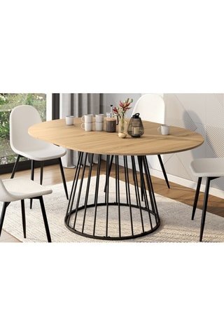 Table extensible Adelle - 150 x 75 x 110 cm