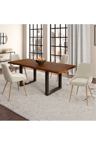4 chaises Olivia - 47,5 x 79 x 54 cm