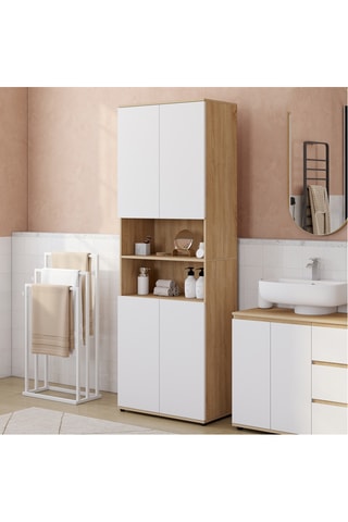 Armoire 4 portes Tom - 60 x 170 x 30 cm