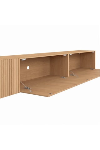 Meuble TV 3 abattants Albane - 270 x 30 x 30 cm