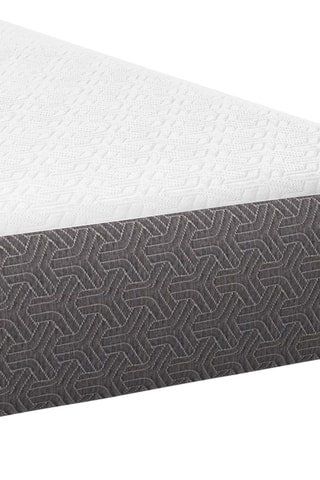 Matelas mémoire de forme épaisseur 16cm blanc et gris
