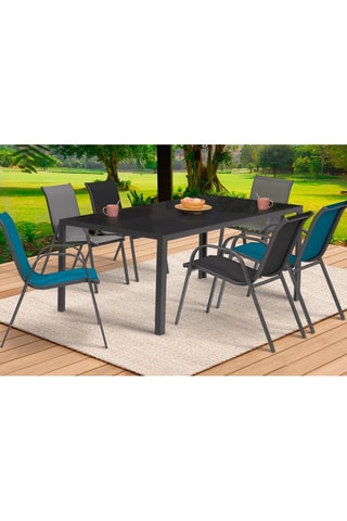 6 chaises de jardin - 51,5 x 68 x 84 cm