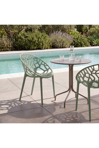 4 chaises de jardin Mira - 56 x 82 x 59 cm