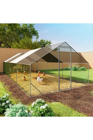 Enclos pour poules - 24 m²