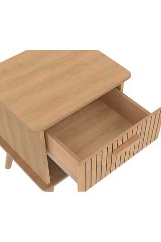 2 tables de chevet 1 tiroir Albane - 34 x 50 x 40 cm
