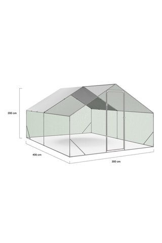 Enclos pour poules - 12 m²