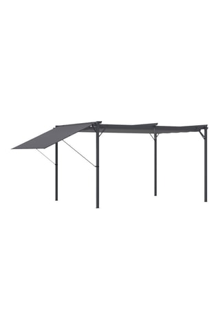 Auvent inclinable pour pergola Marina - 250 x 2 x 150 cm