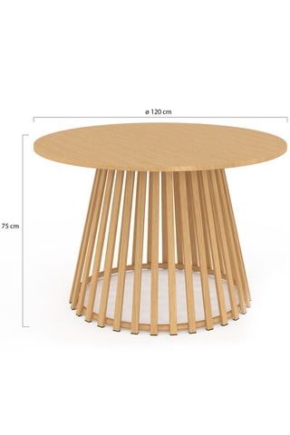 Table de jardin Hortensia - 120 x 75 cm
