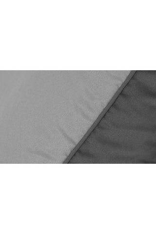 Couette chaude réversible bicolore grise - microfibres 300 g/m2