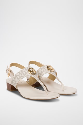 Sandales à talons Hannah Thong - Beige