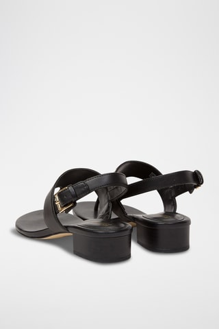 Sandales à talons Hannah Thong - Noir