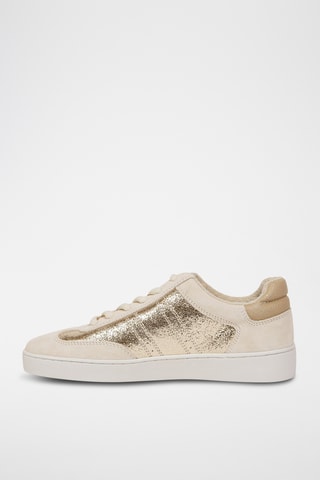 Baskets en cuir - Jaune