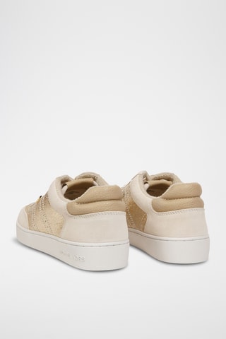 Baskets en cuir - Jaune