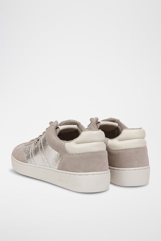 Baskets en cuir - Argenté
