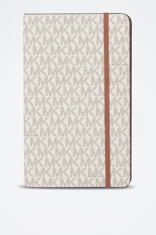 Carnet ligné - Blanc et gris