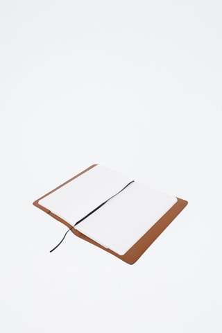 Carnet ligné - Blanc et gris